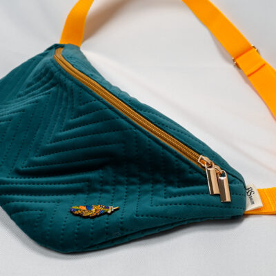 Pikowana – Turkus z Żółtym Akcentem