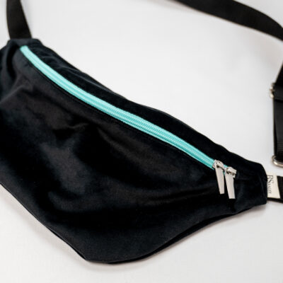 Klasyczna - Czerń z Turkusową Linią