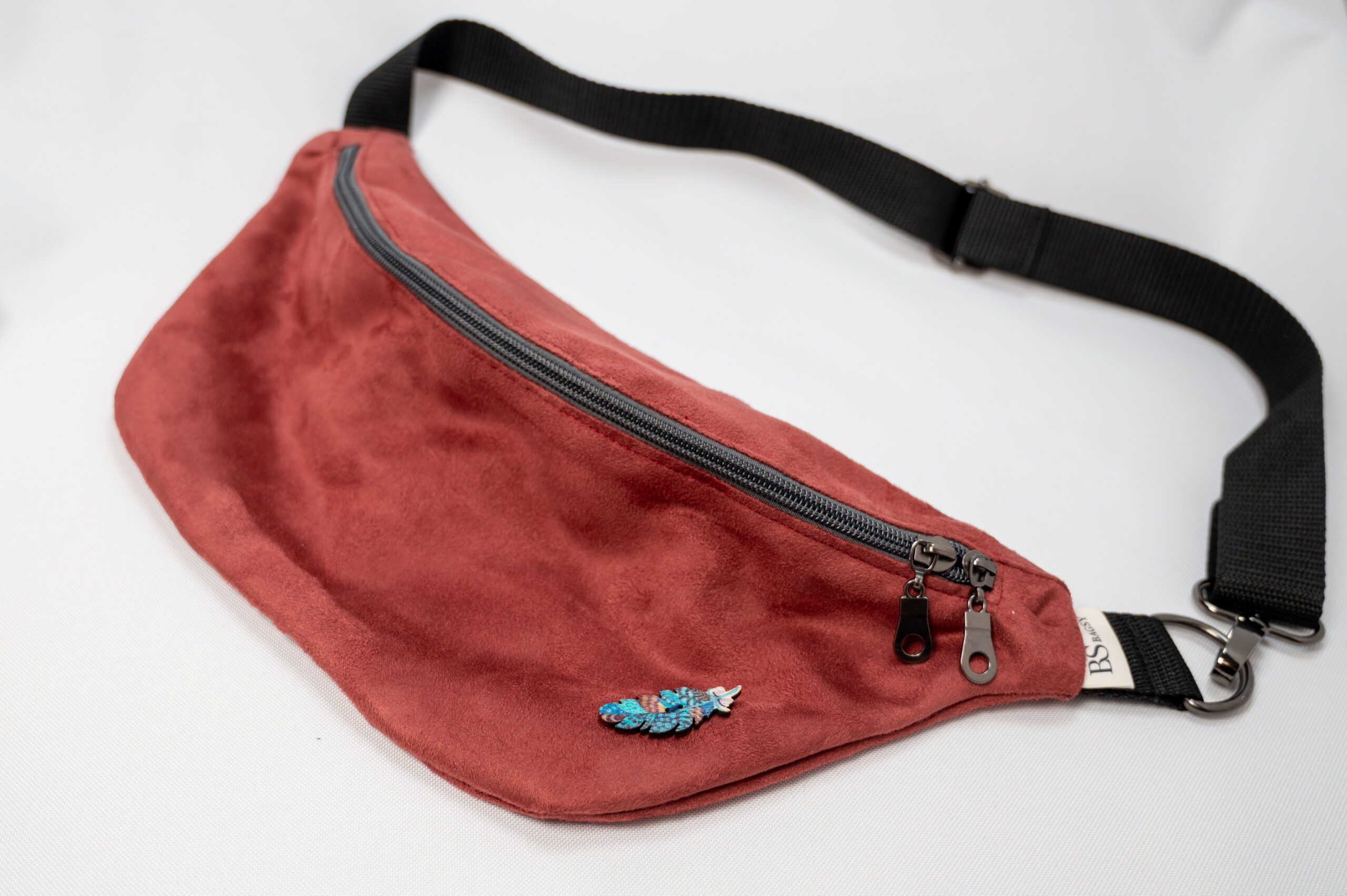 Klasyczna - jasne bordo z grafitem