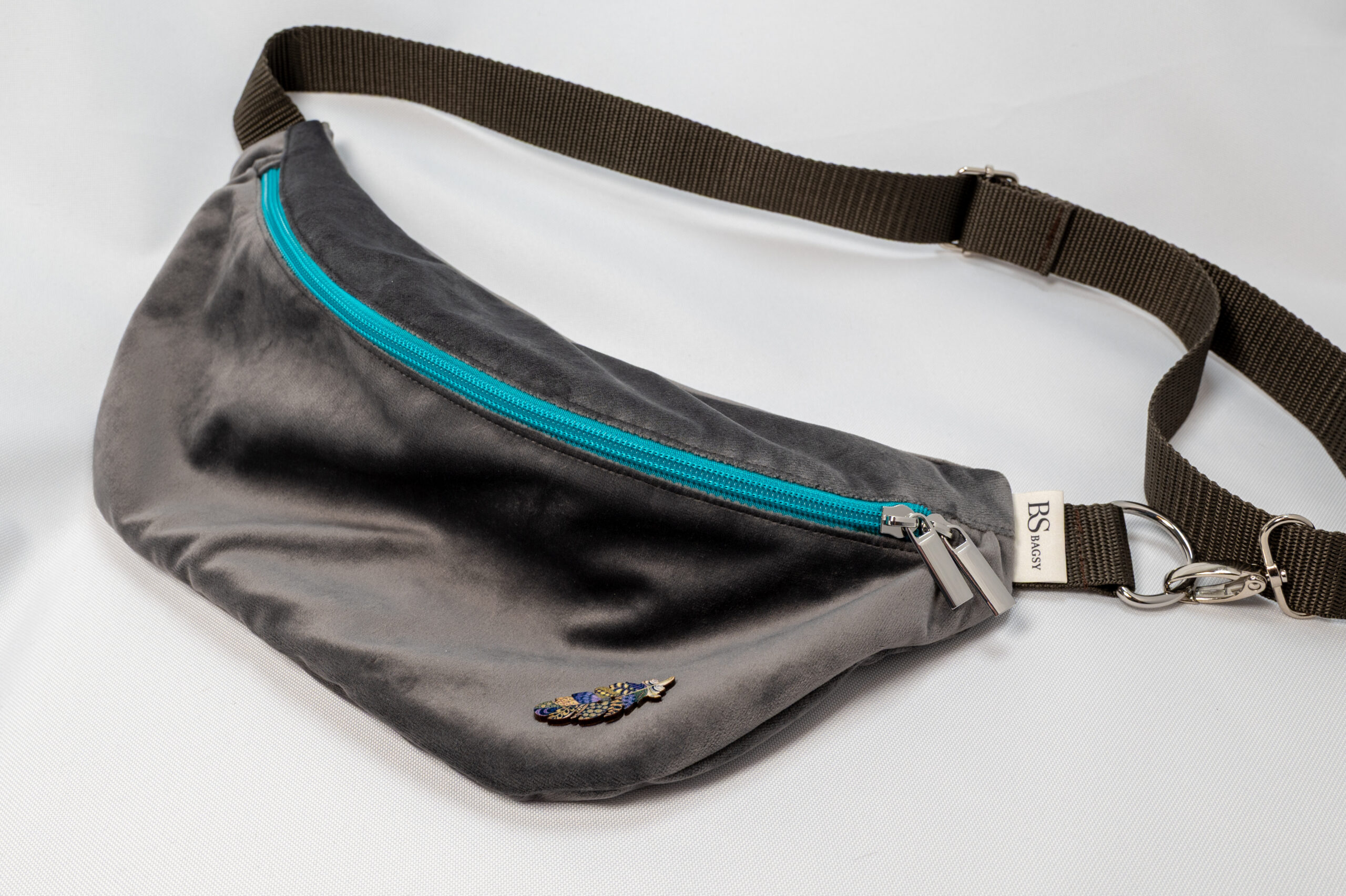 Klasyczna - Grafit z Turkusem