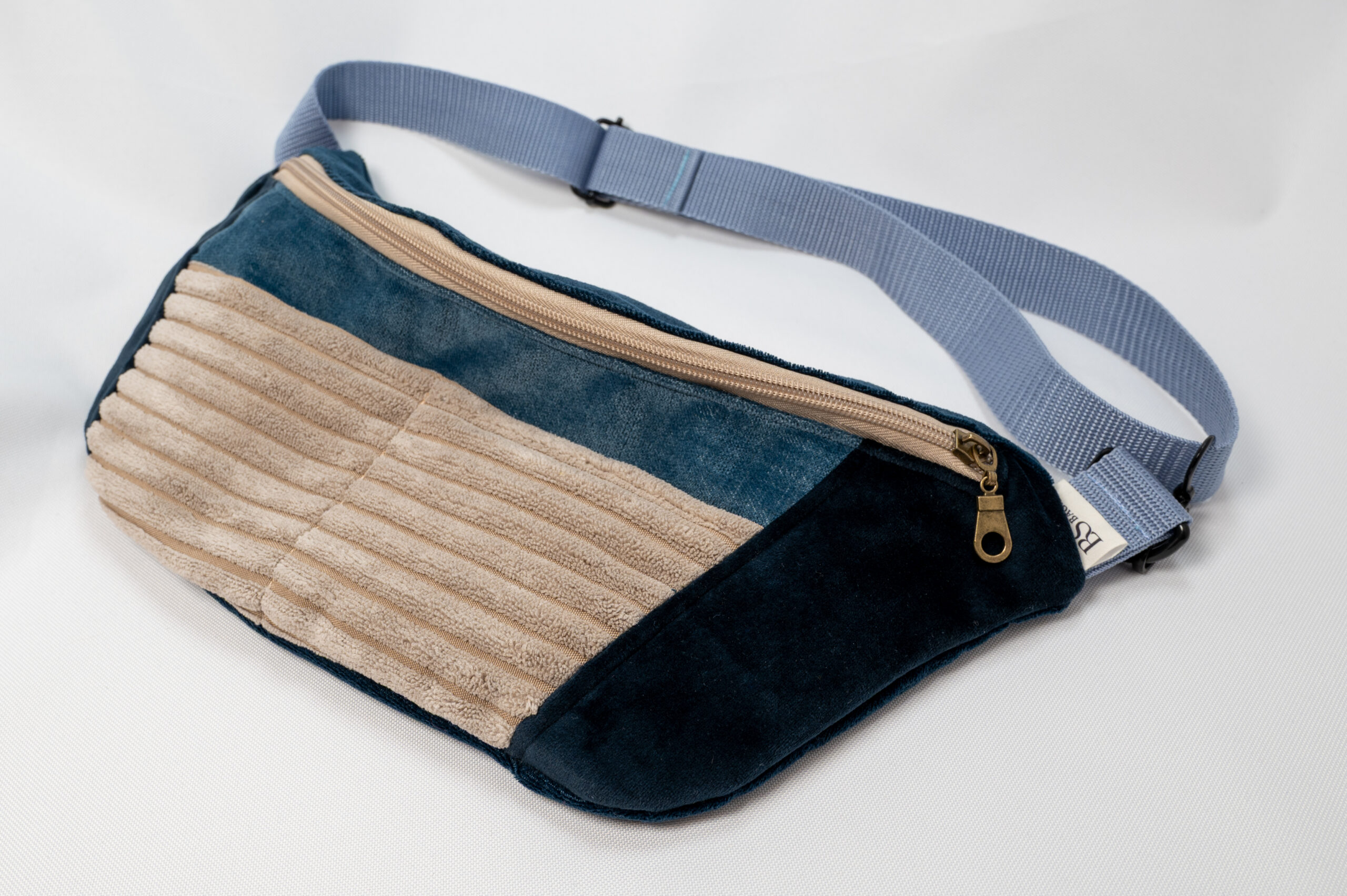 Patchwork – Granat, Beż i Błękit