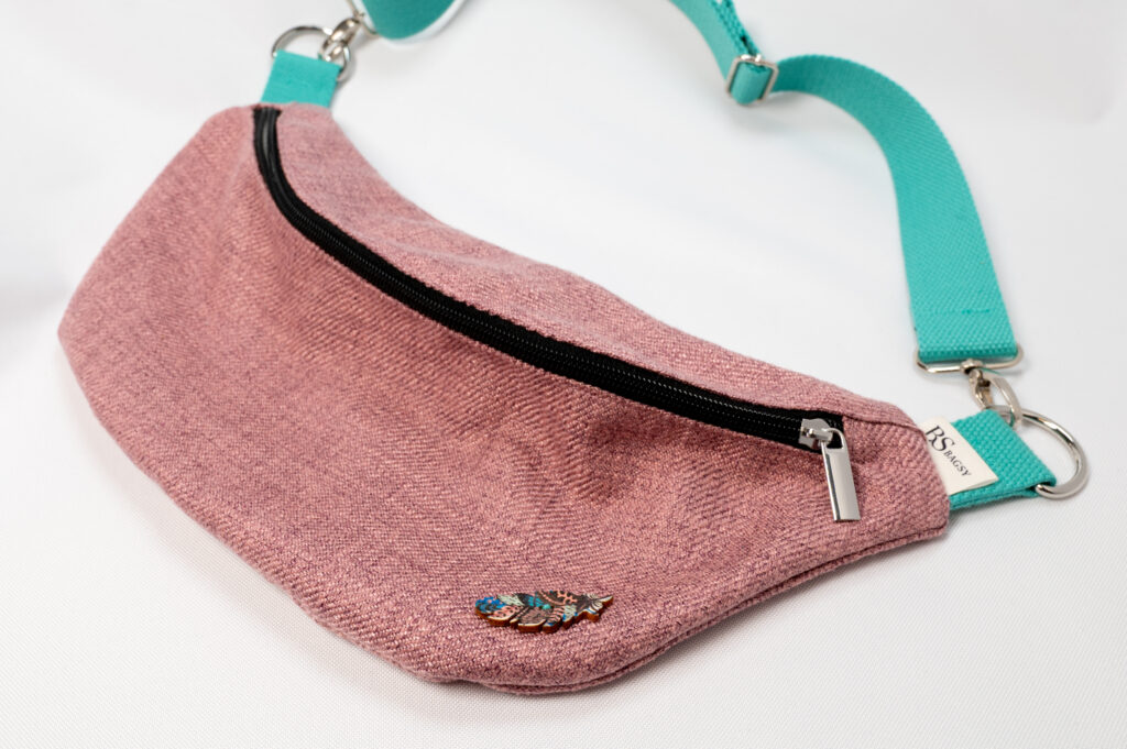 Klasyczna - Pudrowy Róż z Turkusem