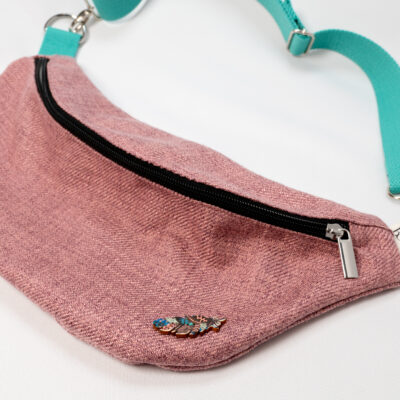 Klasyczna - Pudrowy Róż z Turkusem