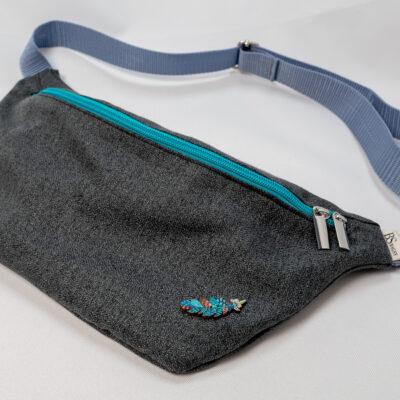 Klasyczna - Grafit z Turkusem