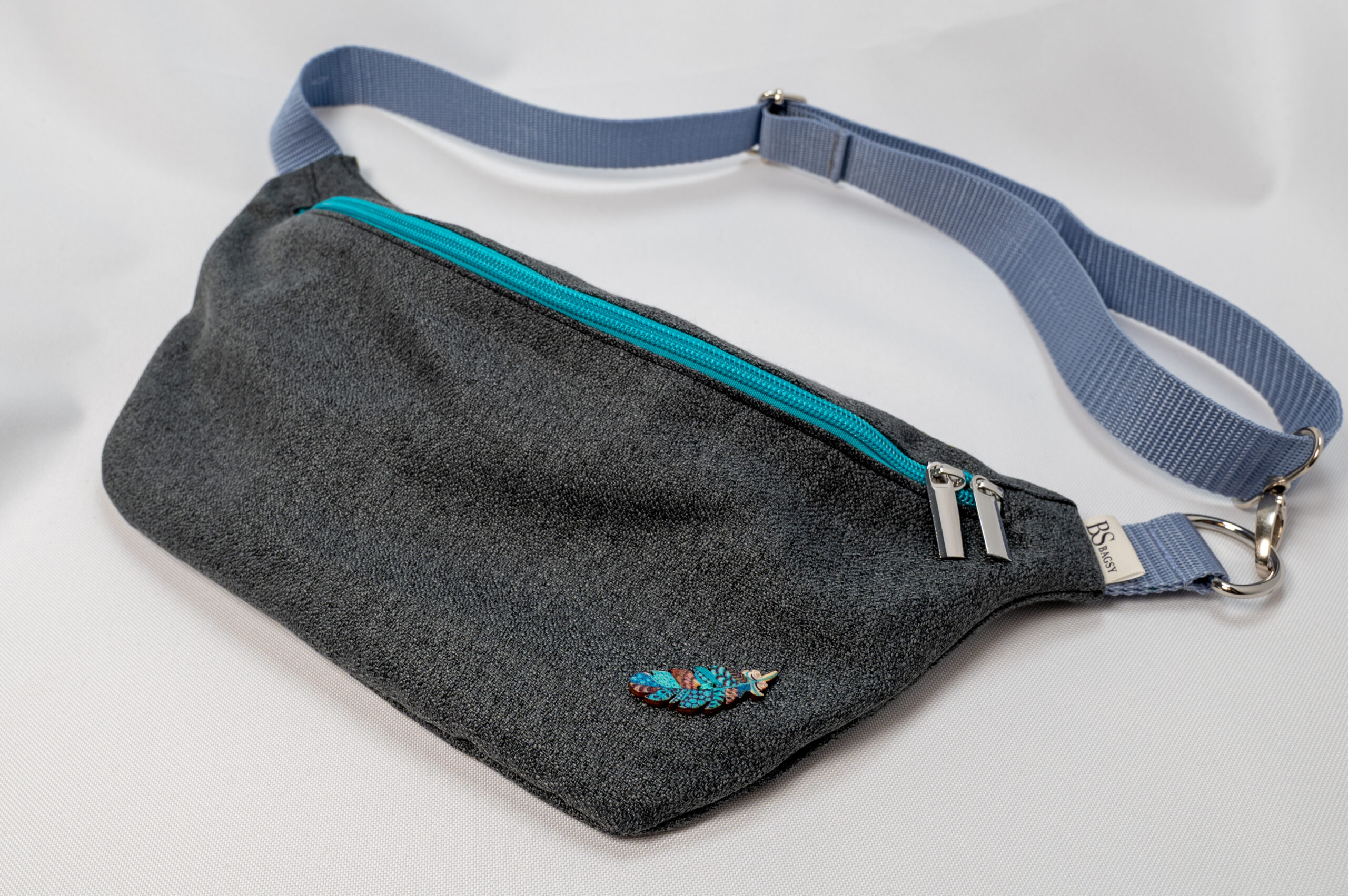 Klasyczna - Grafit z Turkusem