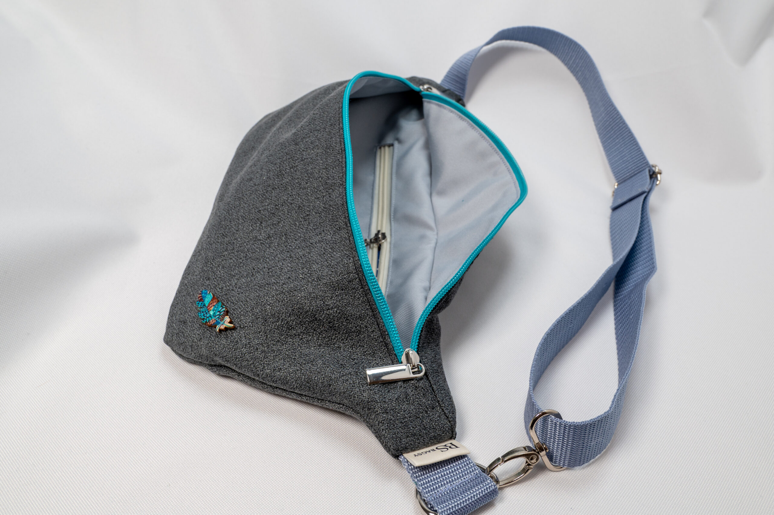 Klasyczna - Grafit z Turkusem - obrazek 2