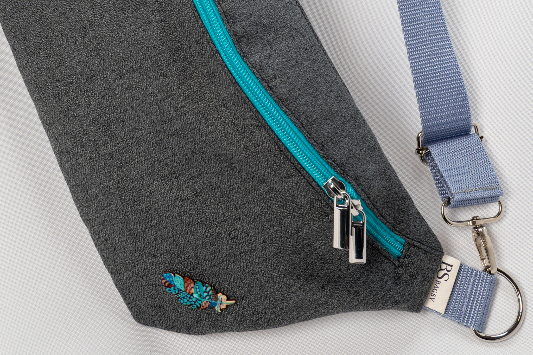 Klasyczna - Grafit z Turkusem - obrazek 3