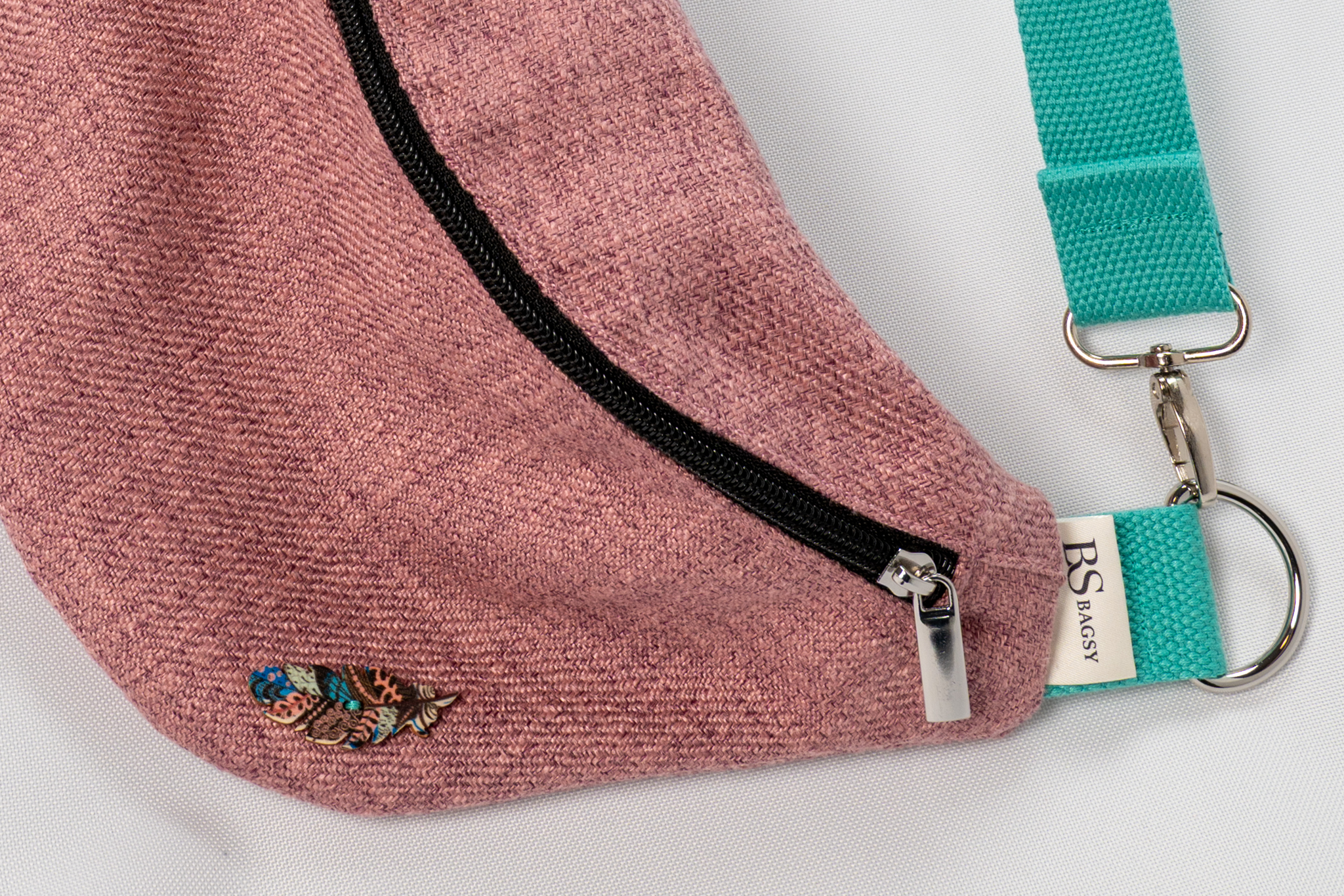 Klasyczna - Pudrowy Róż z Turkusem - obrazek 3