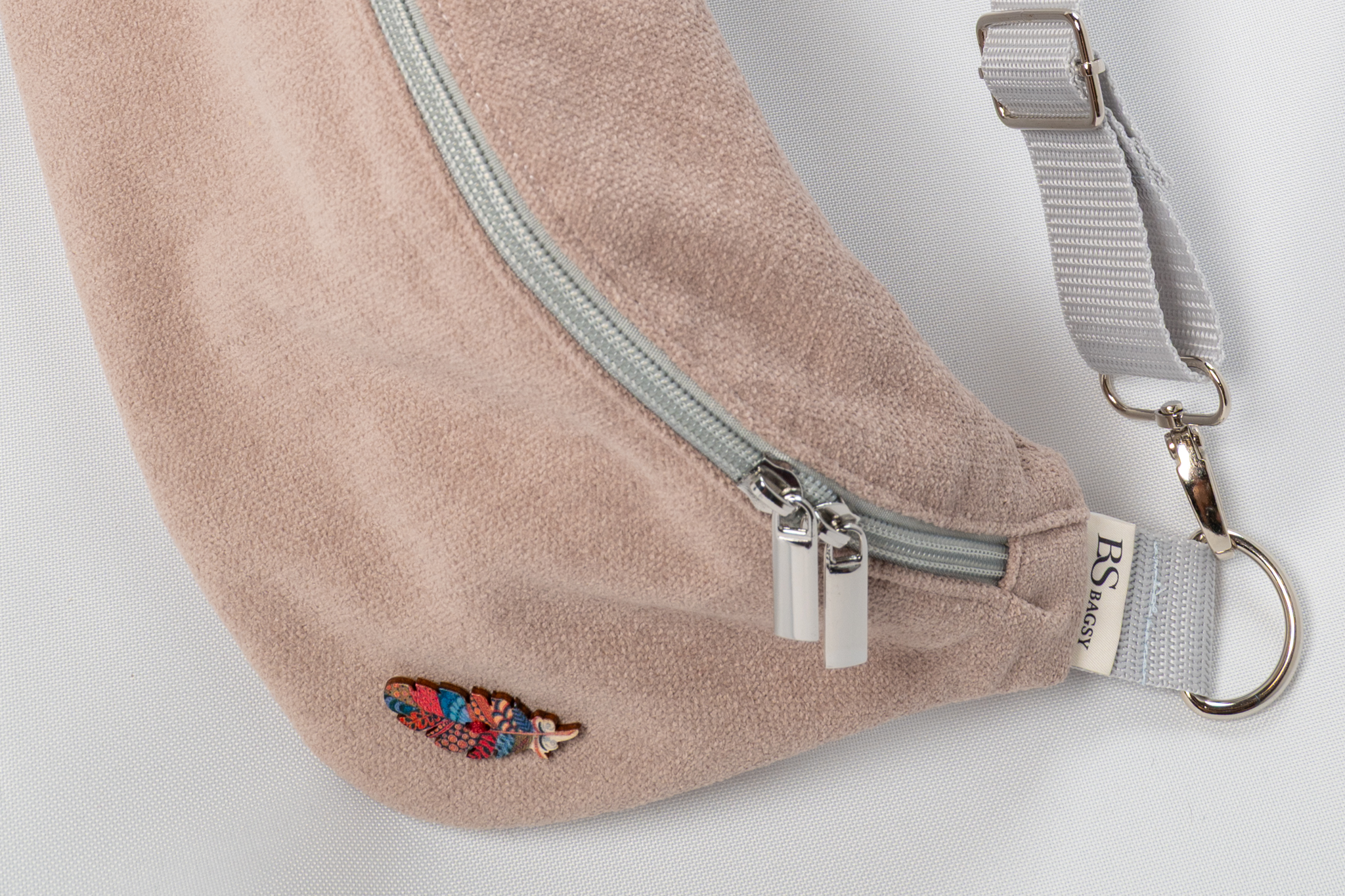 Klasyczna - Delikatny Róż z Szarością - obrazek 3