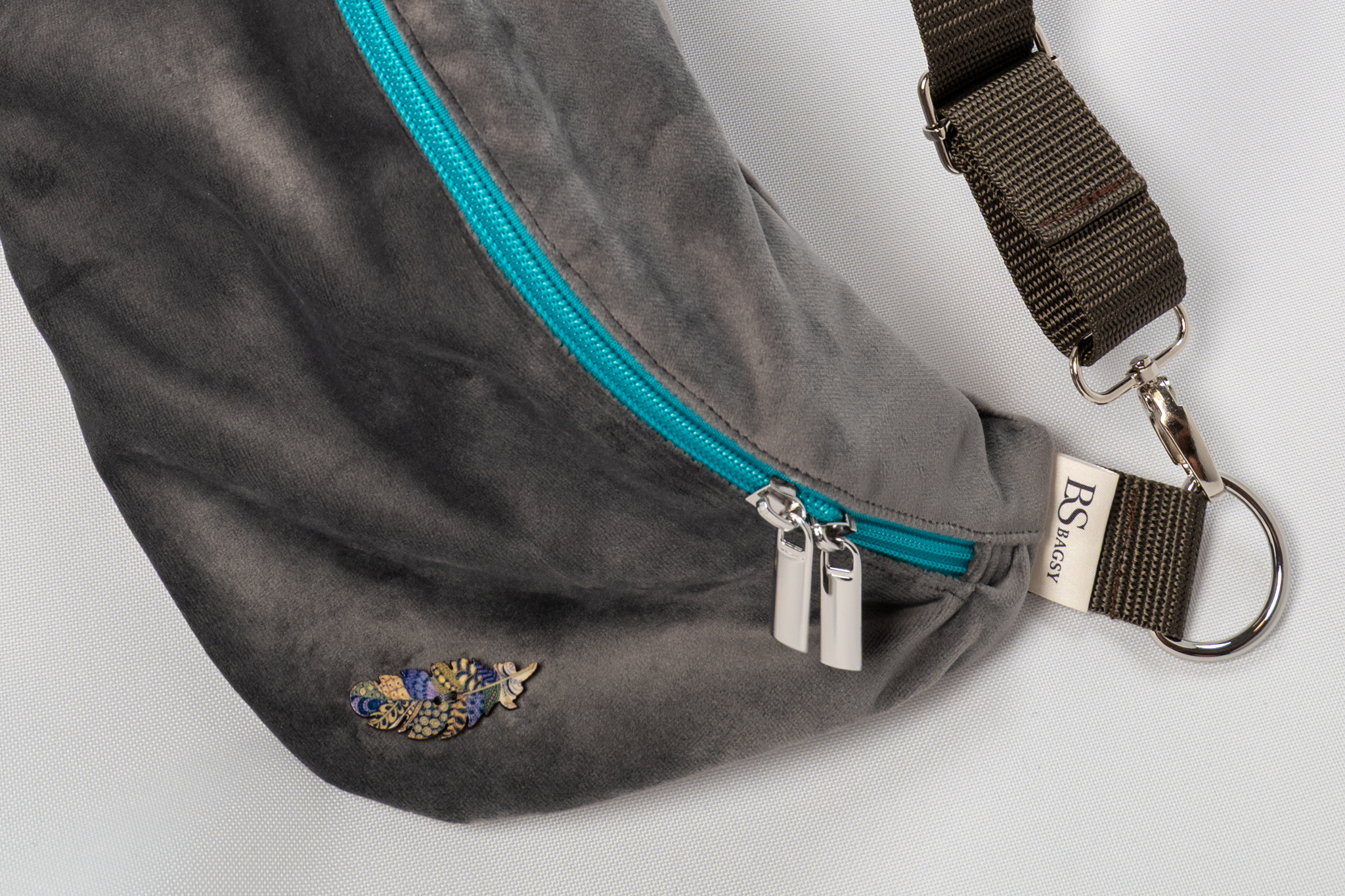 Klasyczna - Grafit z Turkusem - obrazek 2