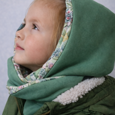 Zieleń z motywem kaktusów