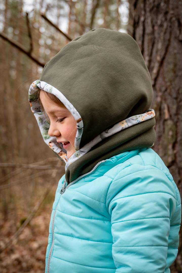 Khaki z leśnymi zwierzętami - obrazek 3