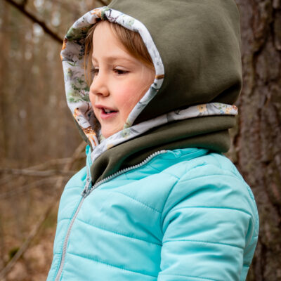 Khaki z leśnymi zwierzętami